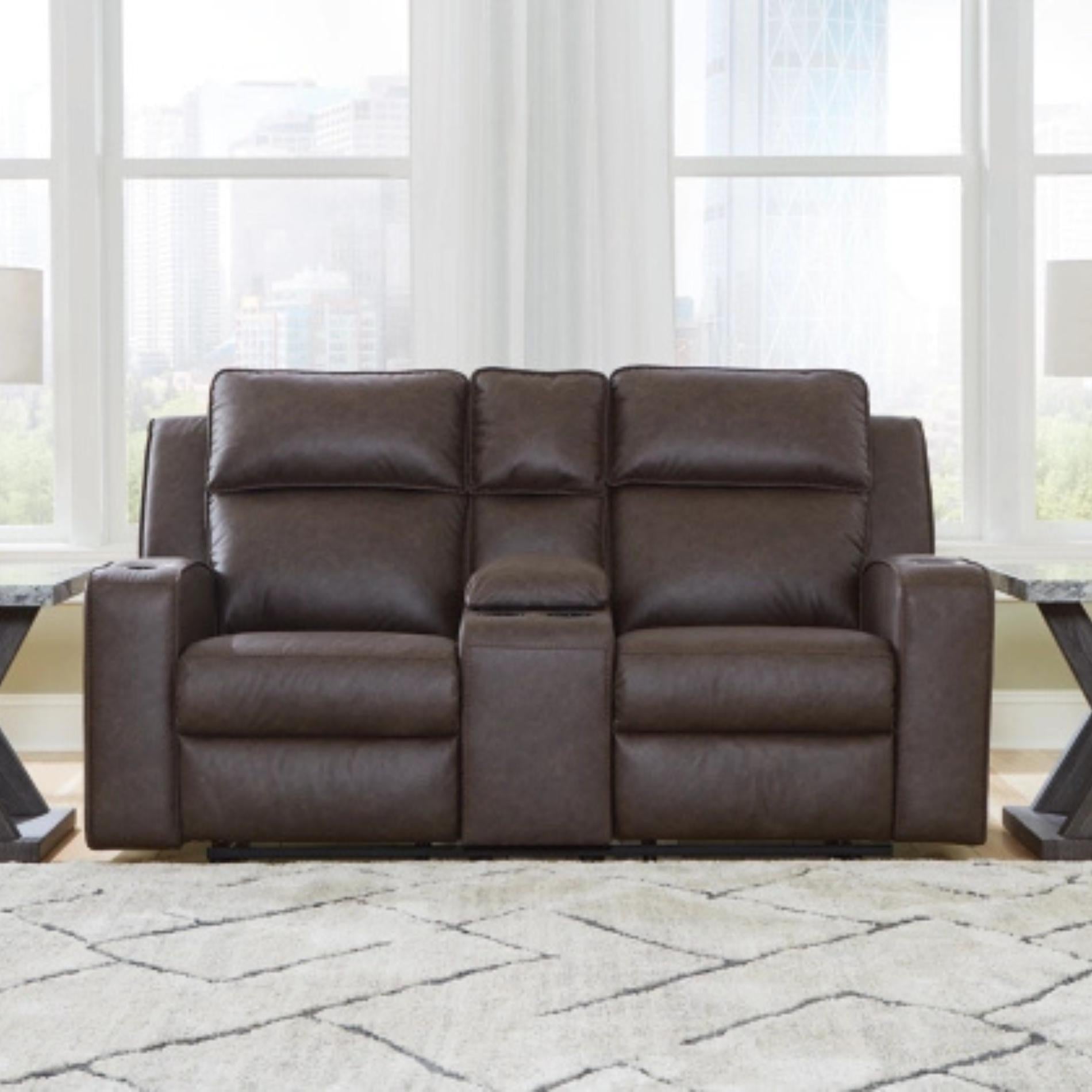 Lavenhorne Manual Reclining Loveseat with Console
