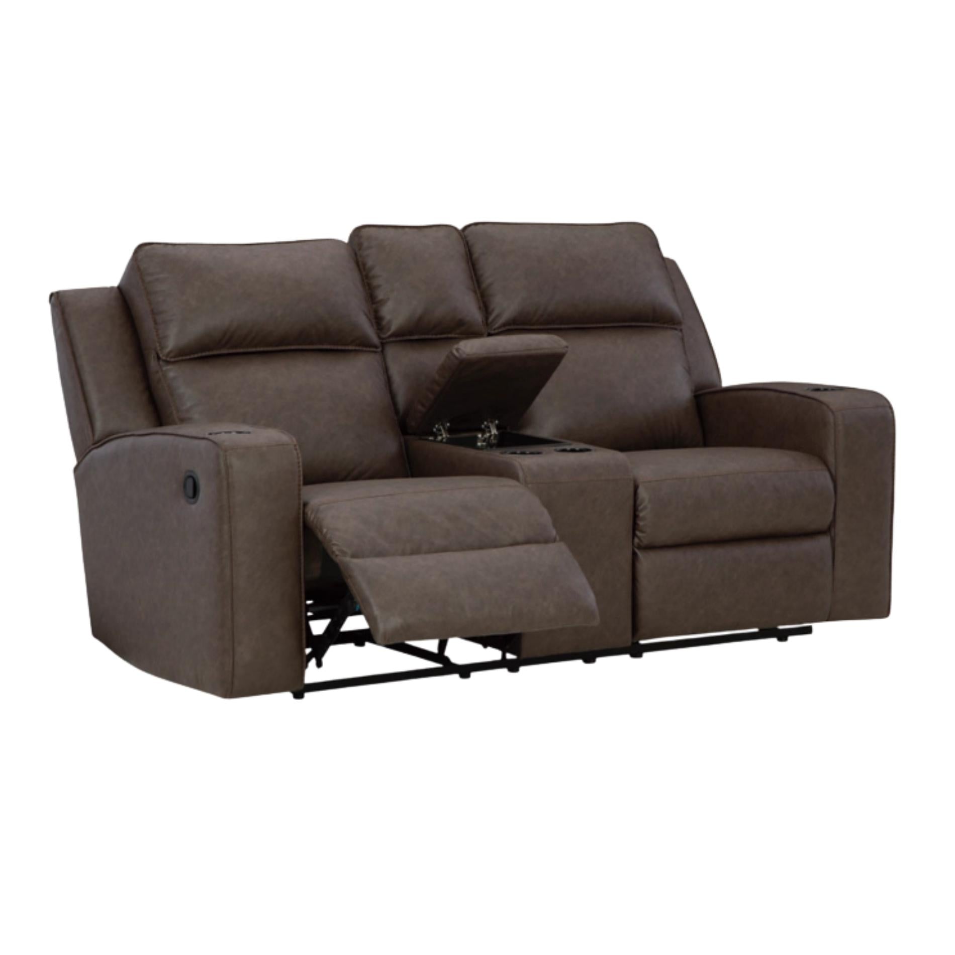 Lavenhorne Manual Reclining Loveseat with Console
