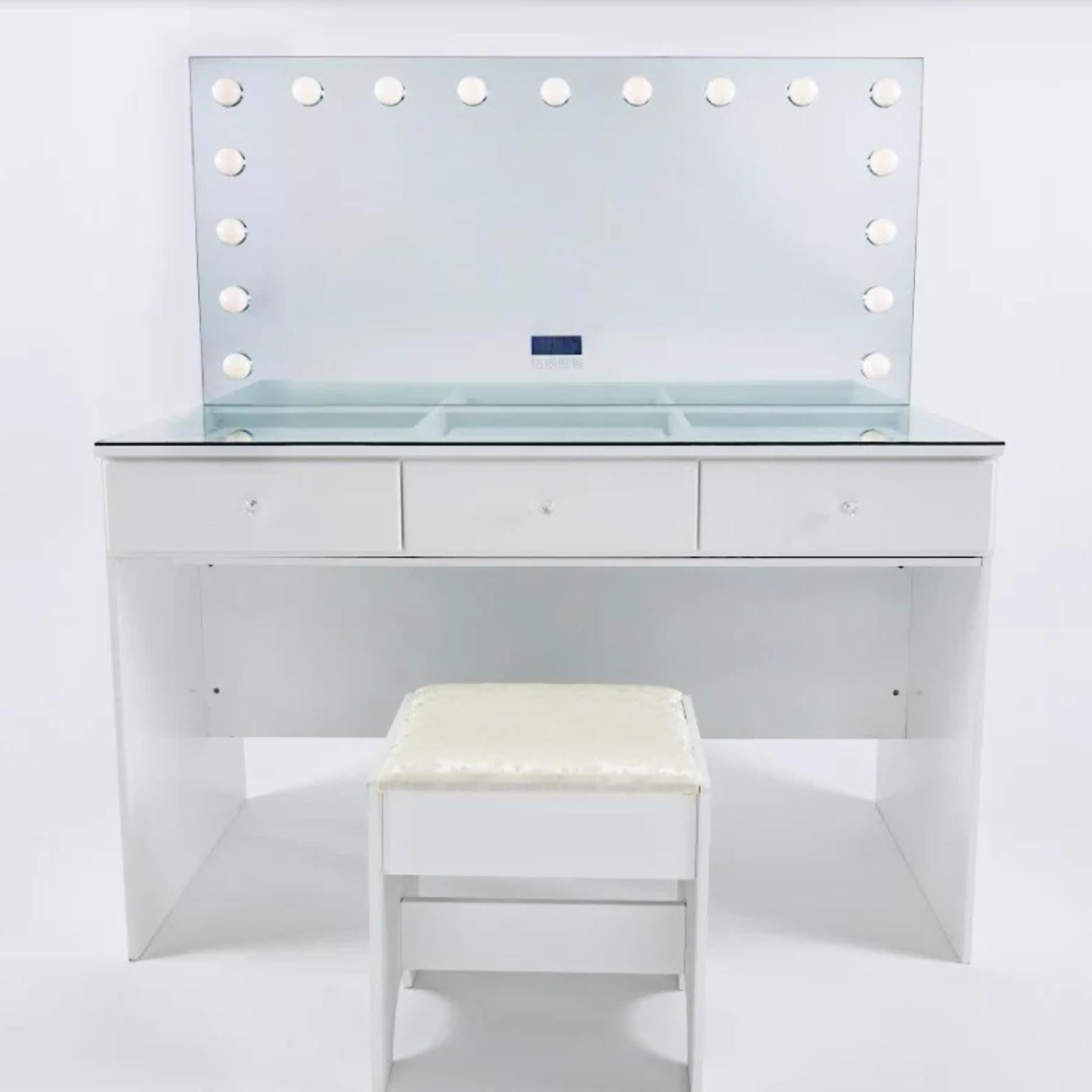 White Vanity Set