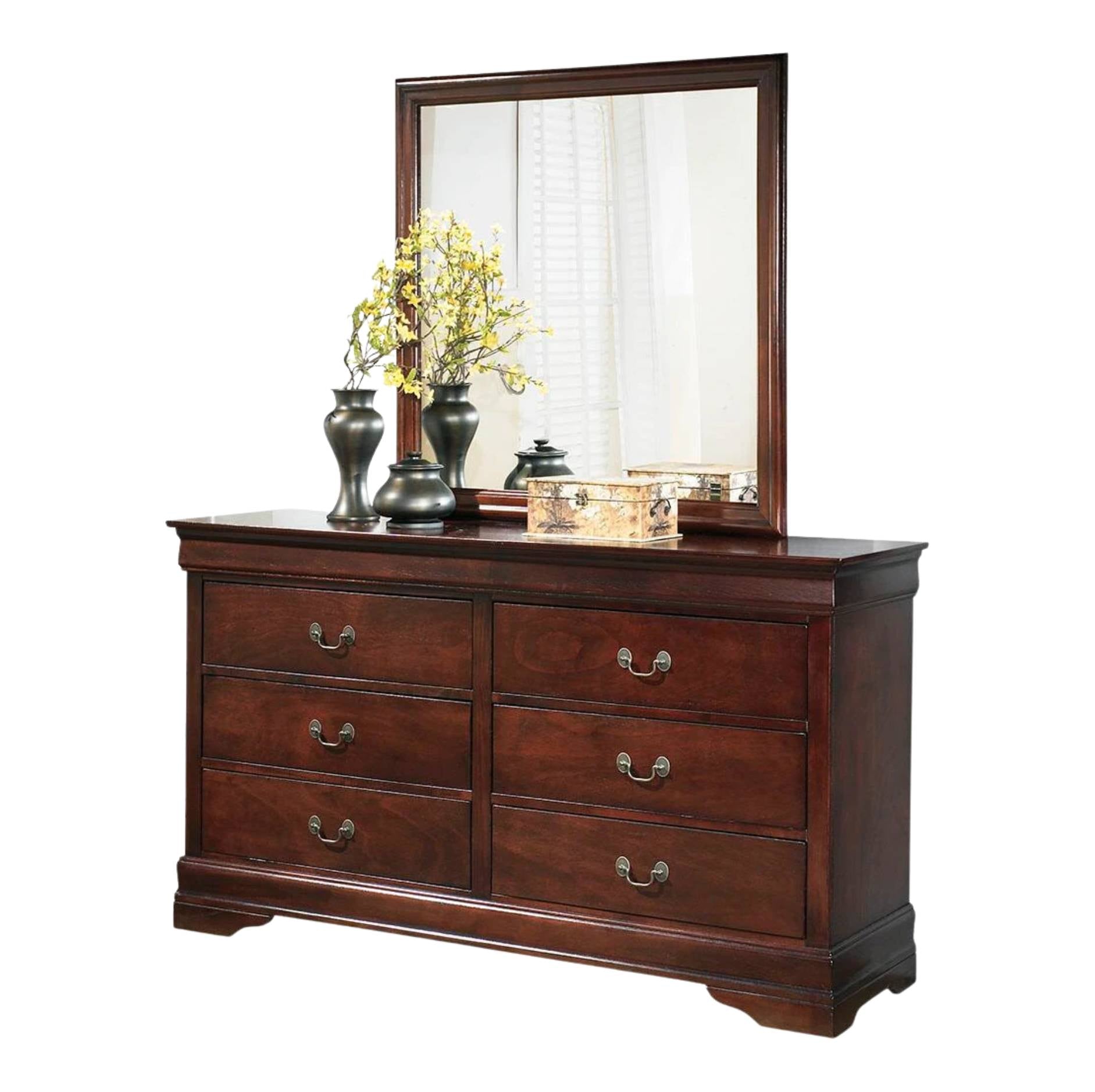 Ashley Alisdair 6 Drawer Dresser and Mirror