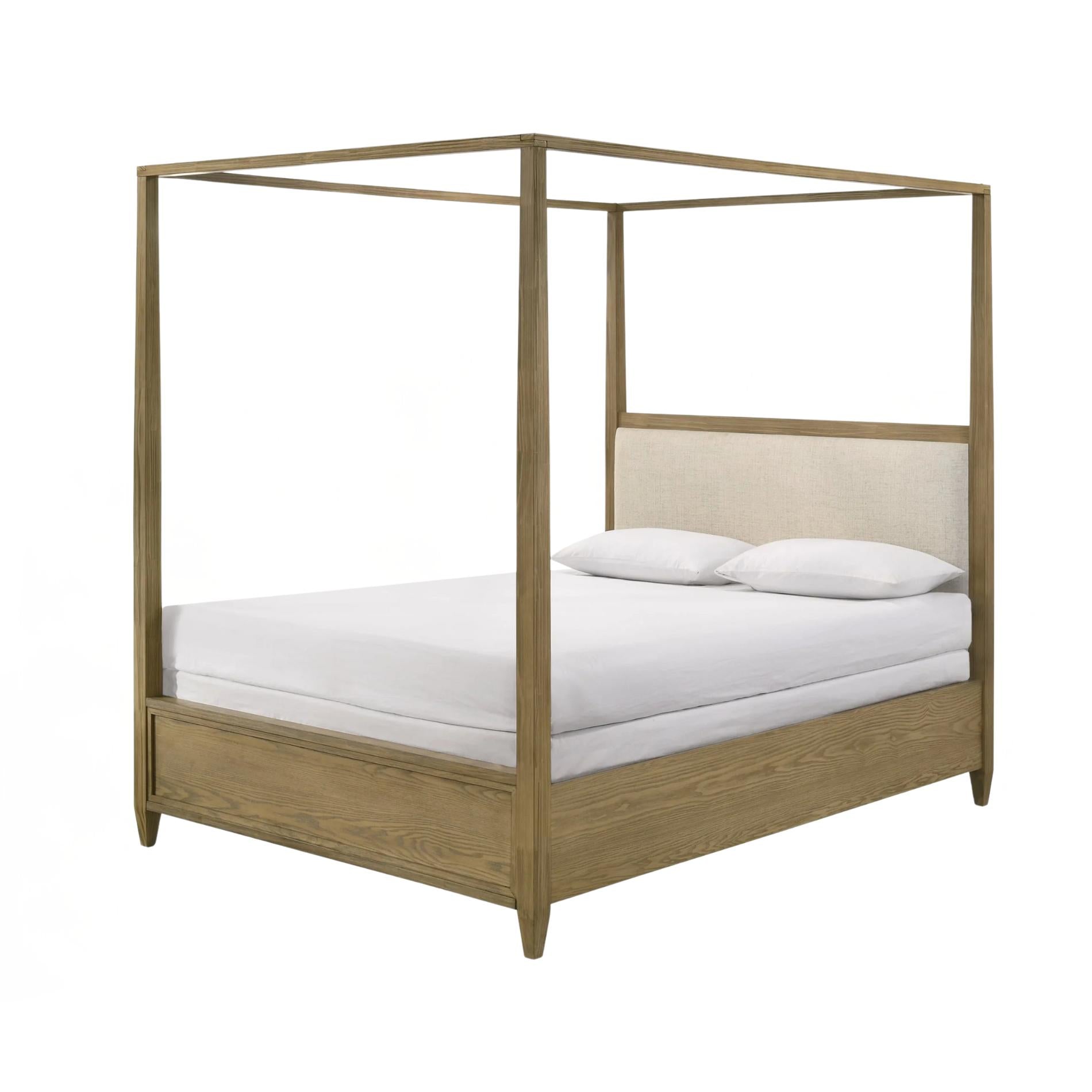 Sienna Brown Canopy Bed