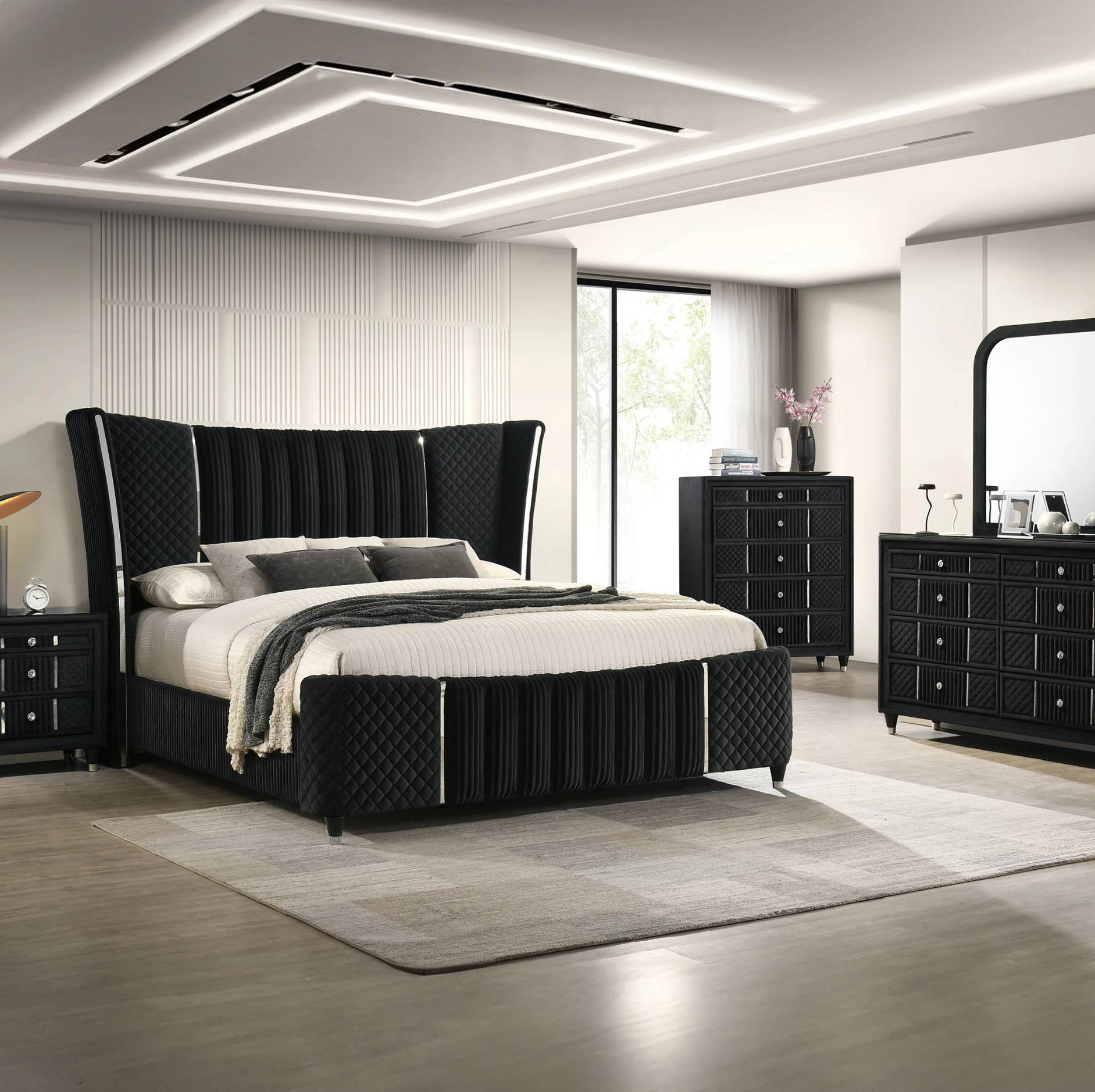Crown Mark Armany Nightstand