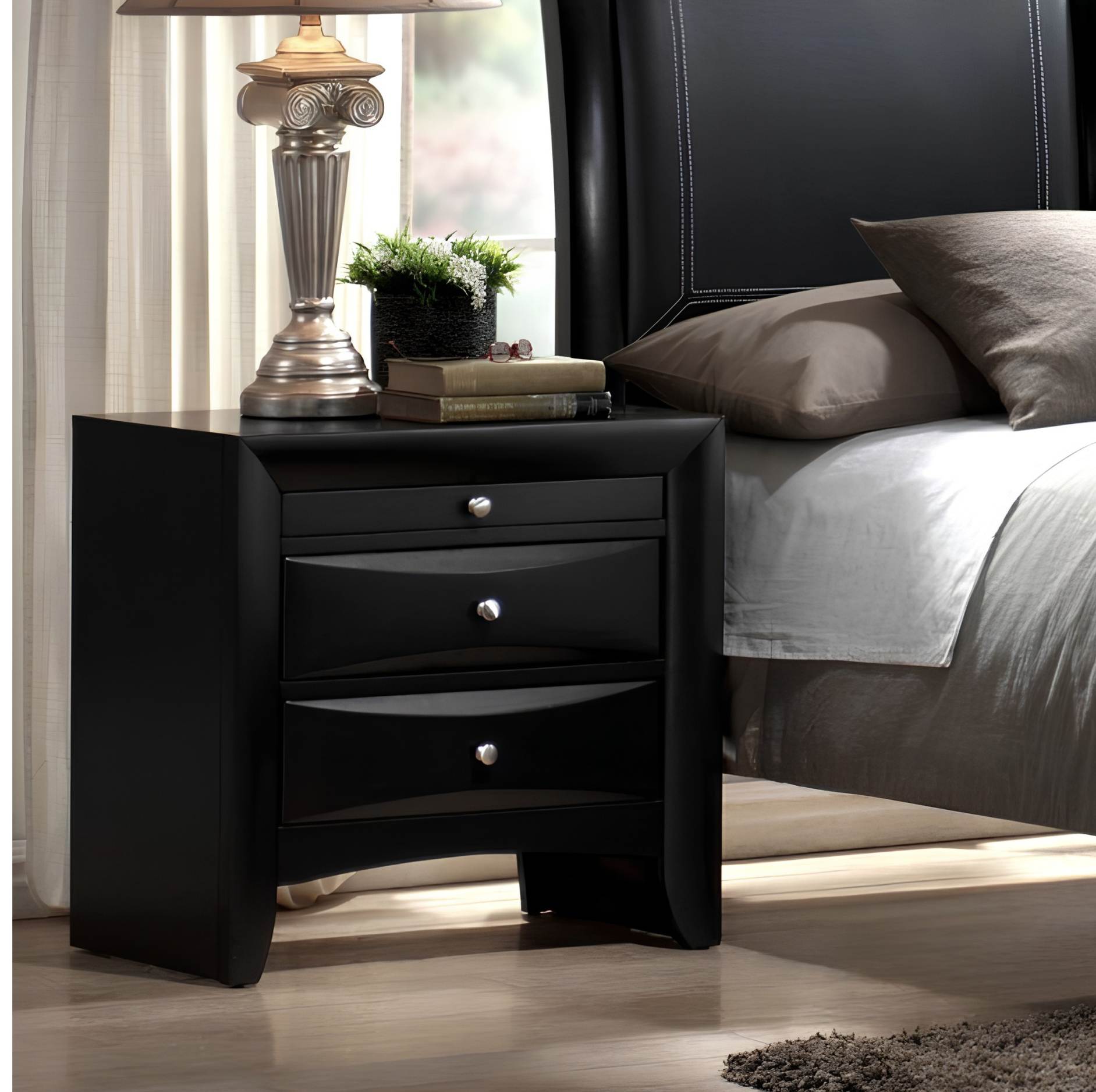 Crown Mark Emily Nightstand