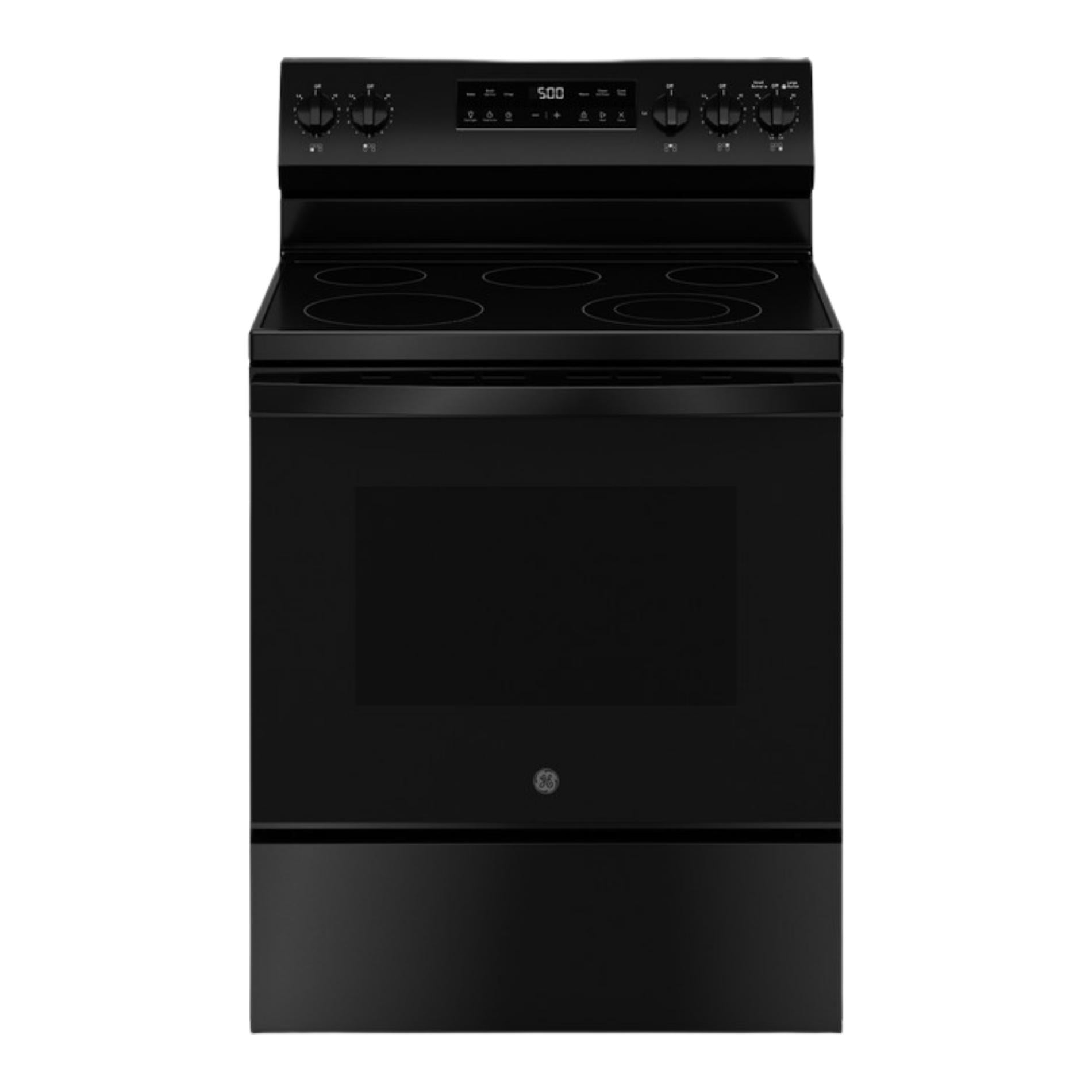 30 in. 5 Burner Element Free-Standing Electric Range with Crisp Mode