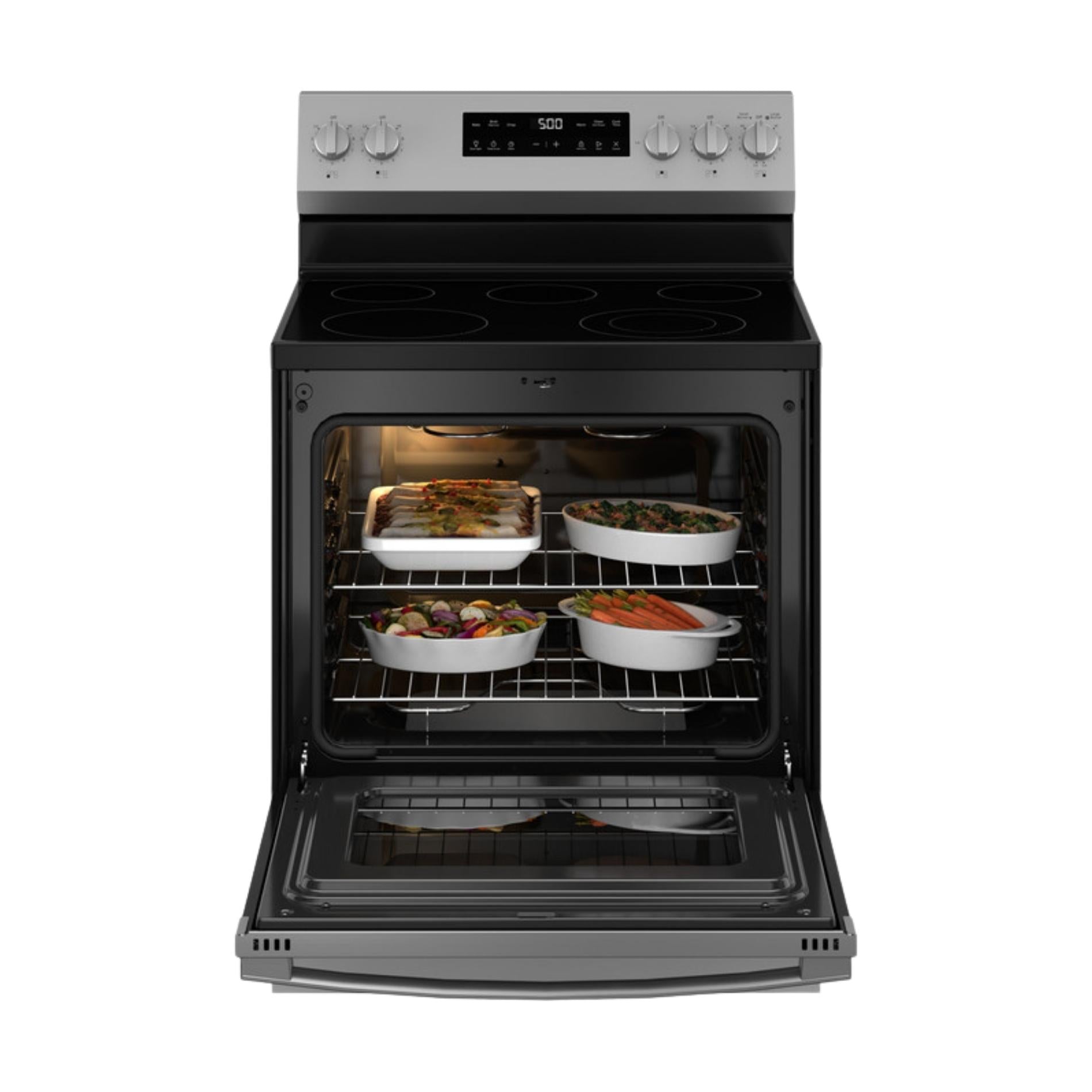 30 in. 5 Burner Element Free-Standing Electric Range