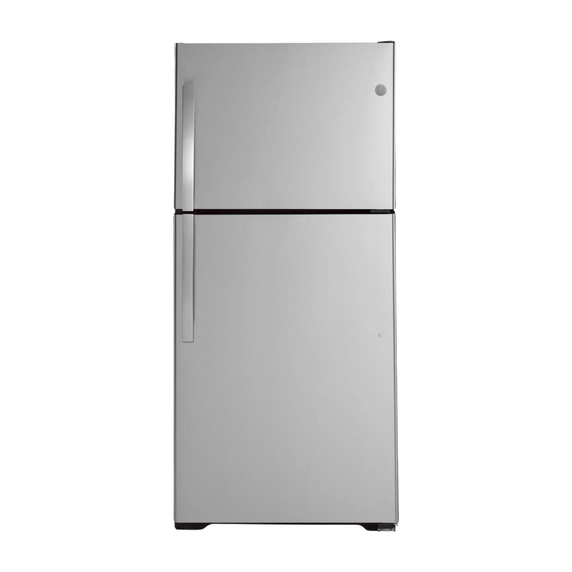 21.9 cu. ft. Top Freezer Refrigerator in Fingerprint Resistant Stainless Steel, Garage Ready