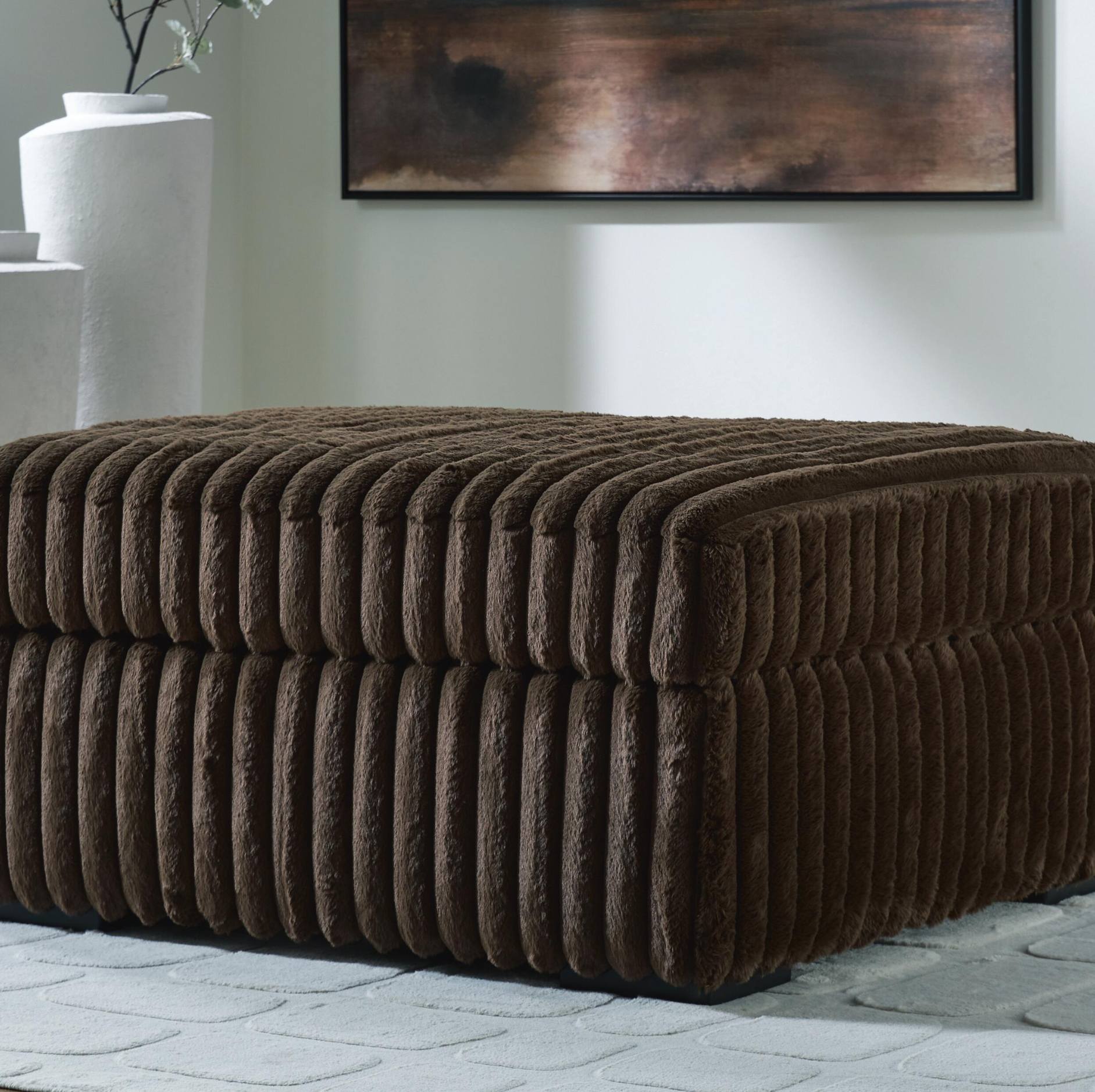 Ashley Midnight-Madness Oversized Ottoman