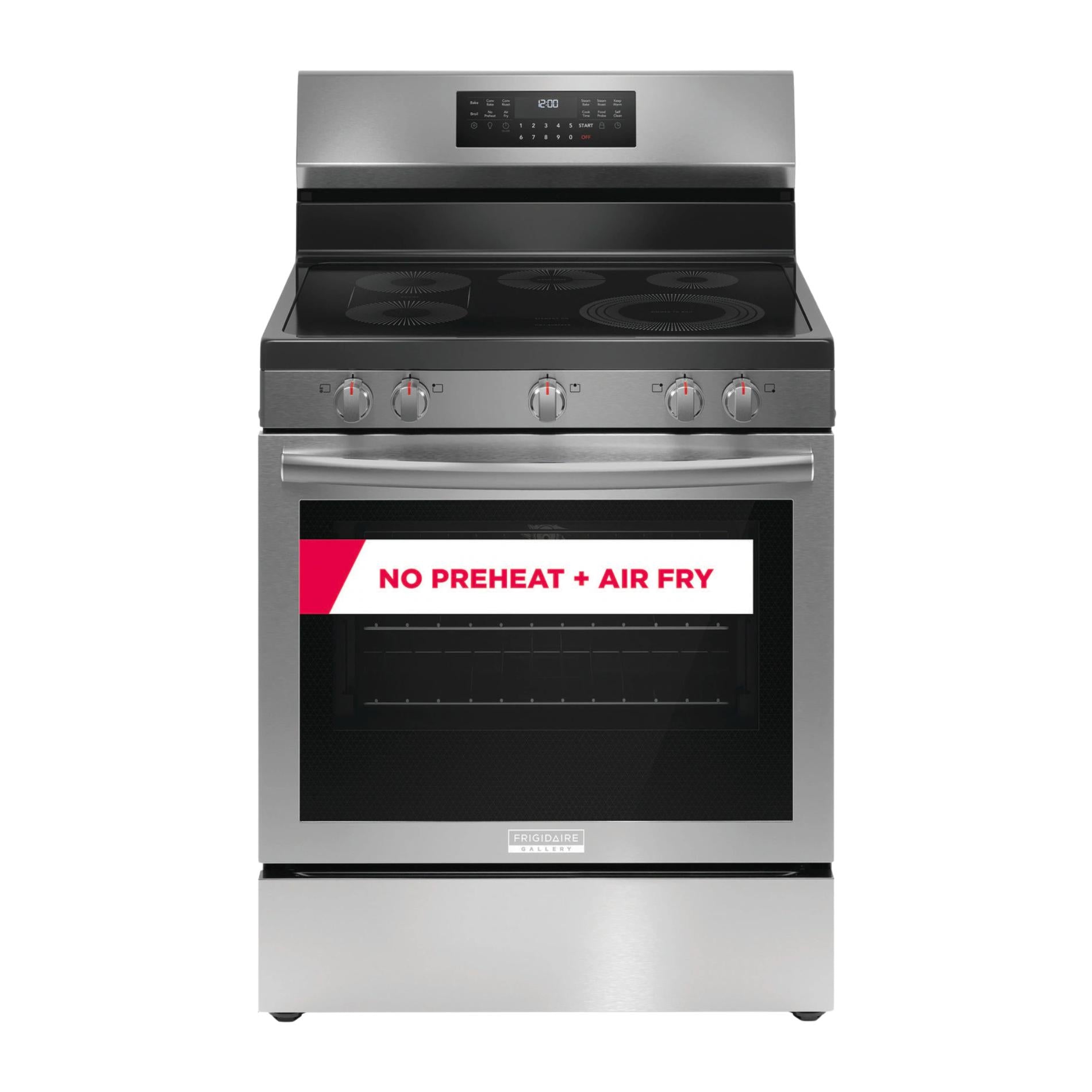 Gallery 30 in 5 Burner Element Freestanding Range w/ Total Convection and Air Fry