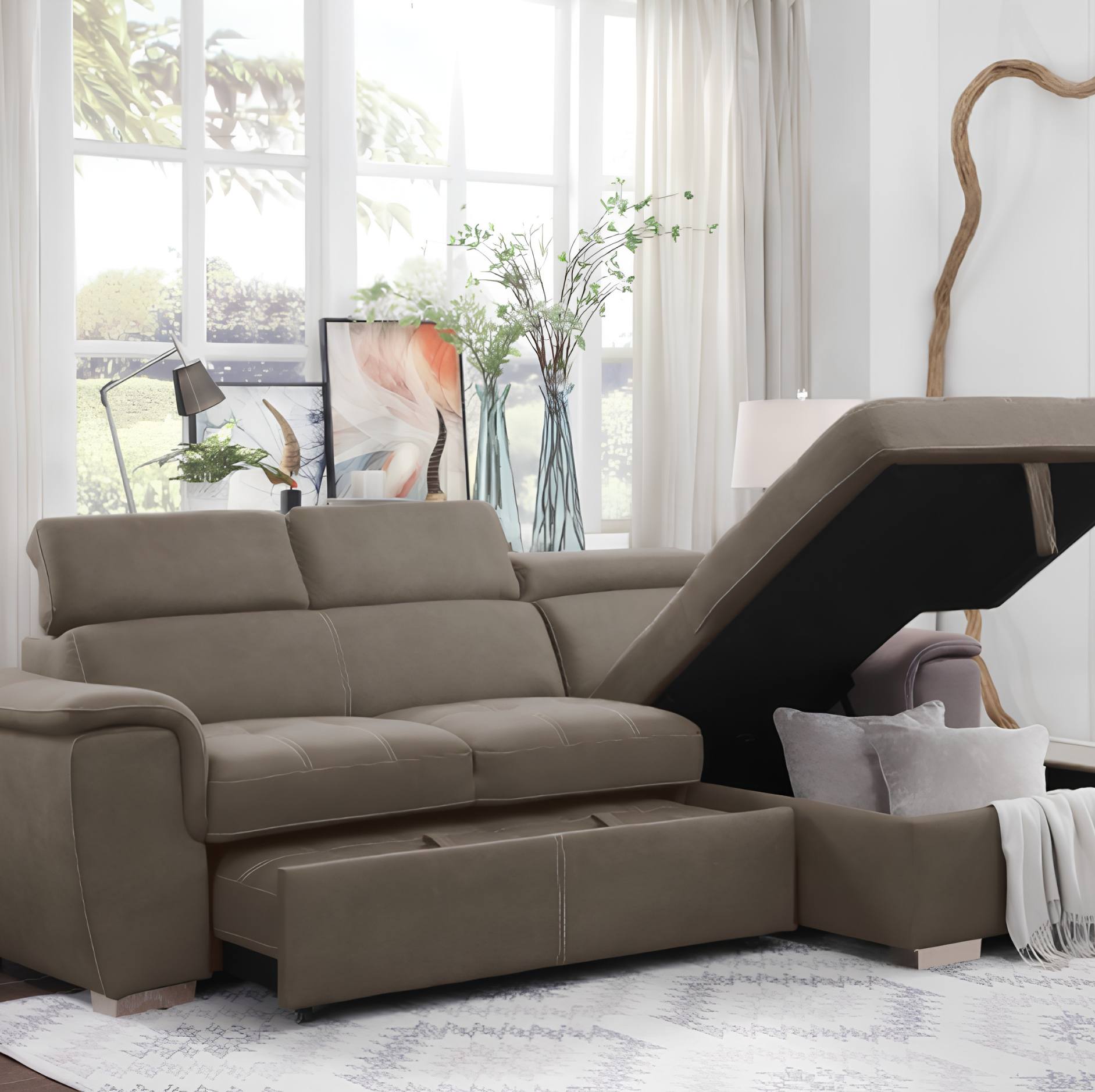 Homelegance Ferriday 2 Piece Sectional