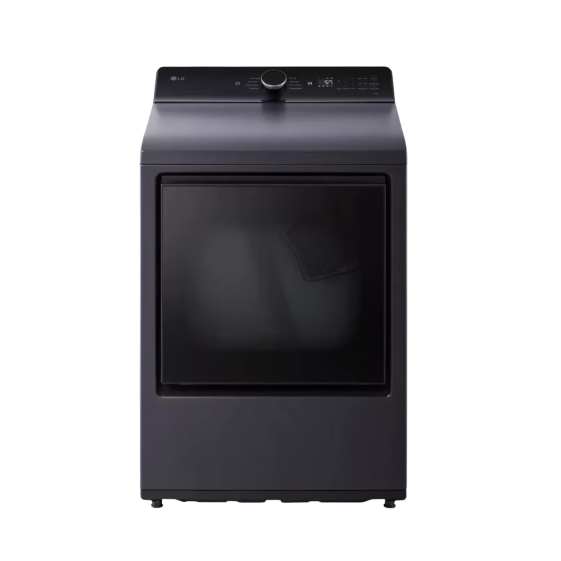 7.3 cu. ft. Ultra Large Capacity Rear Control Electric Dryer with LG EasyLoad™ Door and AI Sensing