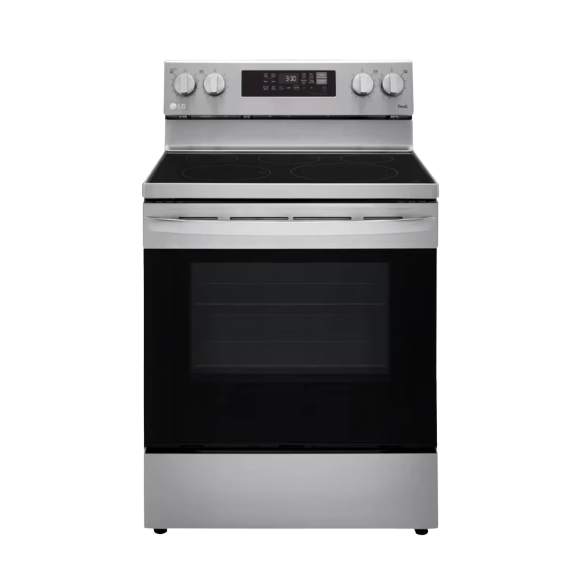 30 in. 6.3 cu. ft. Smart Wi-Fi Enabled Fan Convection Electric Range Oven with AirFry and EasyClean